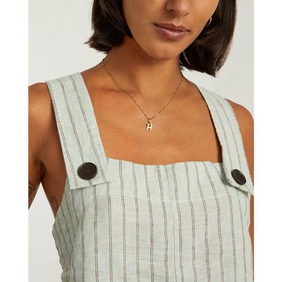 Everlane The Apron Linen Tank NWT Size 2 - Picture 4 of 7